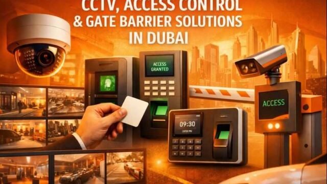 CCTV, access control and gate barrier security solutions in Dubai